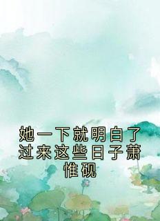 她一下就明白了过来这些日子萧惟砚小说全章节目录阅读BY佚名完结版阅读