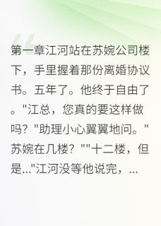 苏婉江河主角小说白月光被我搞丢了，找呀找抖音文免费阅读全文