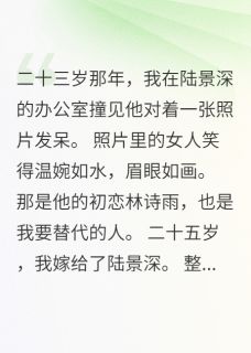 温柔医生的占有欲,无语陆景深顾时年林小雨全章节目录免费阅读