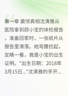 主角沈清雅霍景深顾明轩小说完整版最新章节-养了六年的儿子叫别人妈妈免费阅读全文