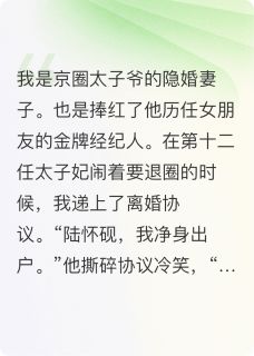 【热文】捧红他十二任女朋友后，我要离婚主角陆怀砚夏丝忆小说全集免费阅读