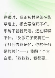 救赎病娇反派？我才是最大反派！小说好看吗 江子安马麻子最后结局如何