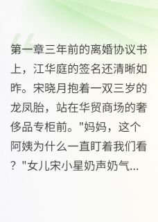 江华庭宋晓月顾景深是哪部小说的主角 前夫跪求我回头已晚全文无弹窗