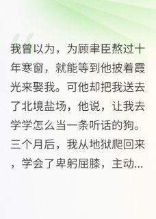主角是顾聿臣都督段峥的小说叫什么都督大人红了眼免费全文阅读
