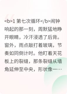 时间循环囚徒小说最新章节-主角周默林雨全文免费阅读