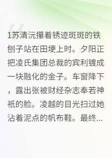 (抖音)总裁的西瓜被我刨了苏清沅凌越小说免费全文阅读
