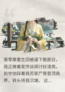 重生后我靠丝绸搞死渣男小说-苏锦瑟沈文轩柳如烟全篇阅读