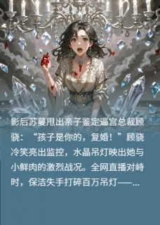 抖音小说吊灯炸出百万钱，影后孕吐血晶疑主角苏蔓顾骁吊灯全文小说免费阅读