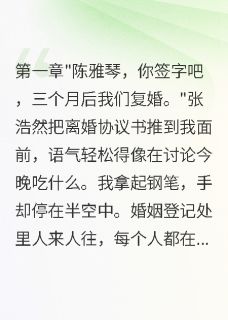 沈浩张浩然主角抖音小说渣夫逼我假离婚，我转身嫁给首长在线阅读