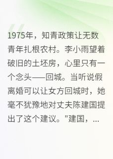 抖音完结回城假离婚，却栽在知青丈夫手里小雨老李回城(全文在线阅读)