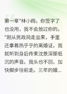 主角是沈景深小雨的小说叫什么离婚一年，前夫立功归来疯狂追妻免费全文阅读