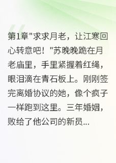 前妻求月老挽回，初恋穿越而来江寒苏晚晚小说完整在线阅读