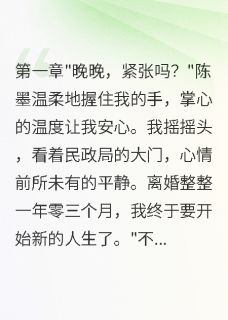 离婚一年后前夫以为在冷静期完整版免费阅读，宋景琛陈墨晚晚小说大结局在哪看