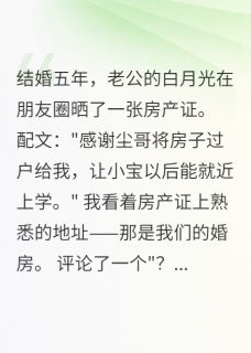 老公转我房子给白月光后悔疯了by柳絮晚风(陈尘苏雨林诗雨)未删节免费阅读-随缘阅读网