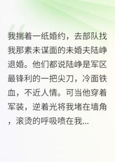 主角是陆峥陈浩李文静的小说退婚当天，军区尖刀把我抵上墙最完整版热门连载