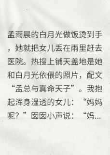 值得熬夜看完的白月光烫伤后，妻子弃女在雨夜小说阅读