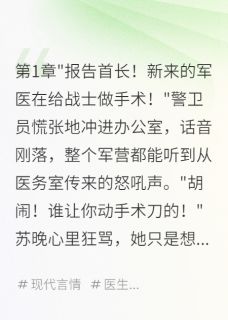 穿书八零军医小娇妻把团长撩疯了苏晚沈寒川大结局在线阅读-随缘阅读网