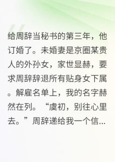 给周辞当秘书的第三年，他订婚了小说(完整版)-周谨之周辞周珂章节阅读