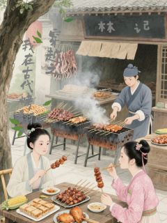 林霄柳明穿越之我在古代烤翻天完结版小说全文免费阅读